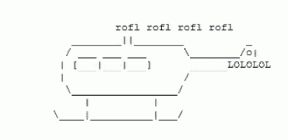 a black and white drawing of a gun with the words rofl rofl rofl rofl lololol