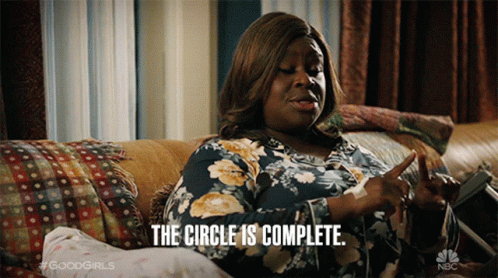 The Circle Is Complete Retta GIF