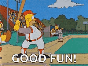 Softball Baseball GIF - Softball Baseball The Simpsons GIFs