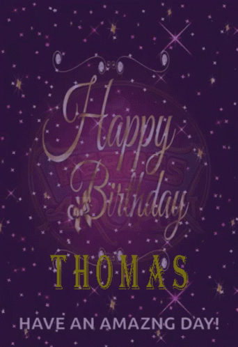 Happy Birthday Thomas GIF - Happy Birthday Thomas GIFs
