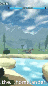 a screenshot of a video game with the name the homelander on it