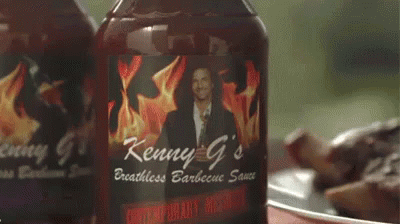 Kenny G'S Breathless Barbecue Sauce GIF - Kenny G Barbecue Sauce GIFs
