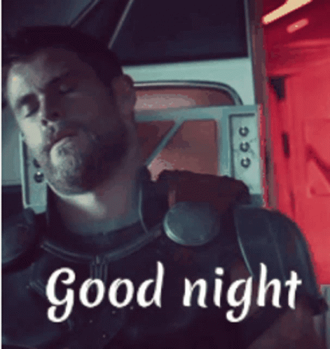 Good Night Going To Bed GIF - Good Night Going To Bed Thor GIFs