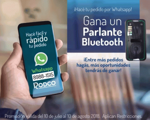 Gana Un Parlante Bluetooth Rodco GIF - Gana Un Parlante Bluetooth Rodco Whatsapp GIFs