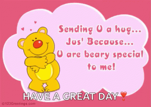 Love Sending You A Hug GIF - Love Sending You A Hug Big Bear GIFs