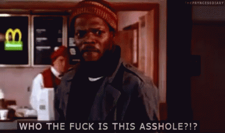 Who The Fuck Is This Asshole Samuel Jackson GIF - Who The Fuck Is This Asshole Samuel Jackson GIFs