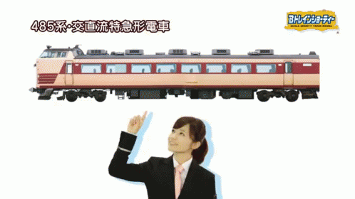 鉄道アイドル　斉藤雪乃　電車　トレイン GIF - Saito Yukino Train GIFs