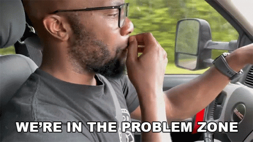 Were In The Problem Zone Rich Rebuilds GIF - Were In The Problem Zone Rich Rebuilds We Are In Trouble GIFs