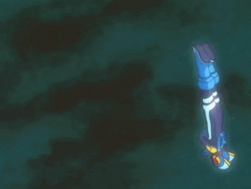 a close up of a person 's leg in a blue and black outfit