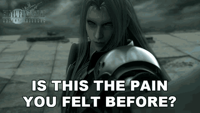 Is This The Pain You Felt Before Sephiroth GIF