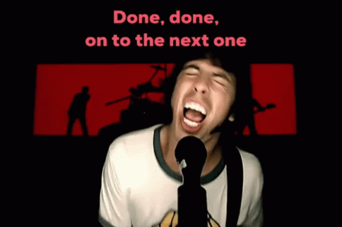 Foo Fighters Done Done GIF - Foo Fighters Done Done On To The Next One GIFs