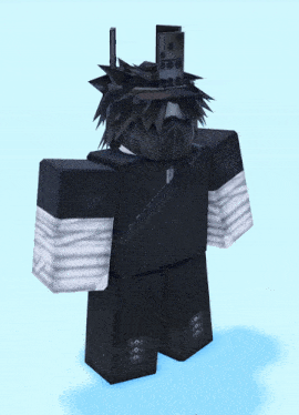 a cartoon character with spikes on his hair and a mask