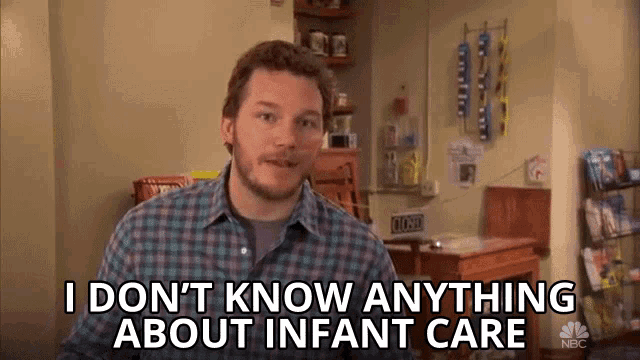 I Dont Know Anything About Infant Care Babysitting GIF - I Dont Know Anything About Infant Care Infant Care Babysitting GIFs