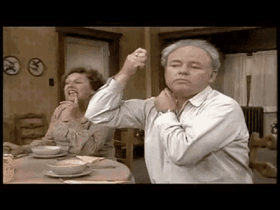 Archie Bunker Tongue Out GIF - Archie Bunker Tongue Out Play Dead GIFs