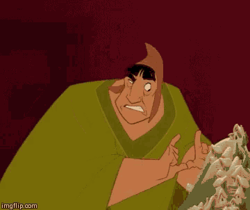 a cartoon character from the emperor 's new groove gives a thumbs up