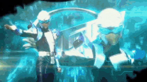 a blurry picture of a man in a superhero outfit