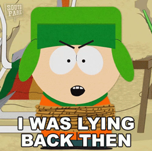 I Was Lying Back Then Kyle Broflovski GIF - I Was Lying Back Then Kyle Broflovski South Park GIFs