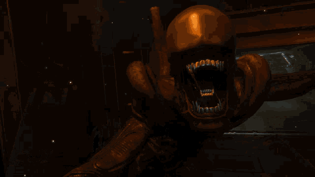 a video game screen shows a flame thrower in the lower right corner