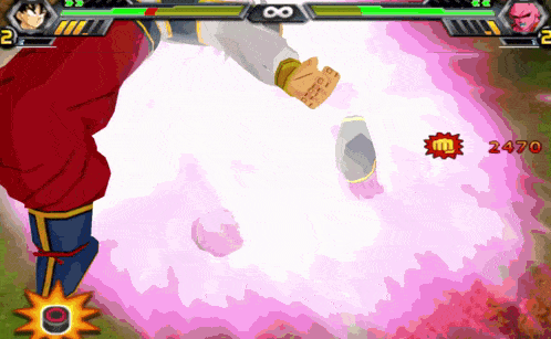 a video game screen shows a character with 2470 points