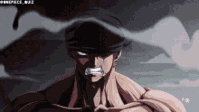 a pixel art drawing of a man with a hat on his head