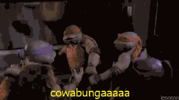 Tmnt Cowabunga GIF - Tmnt Cowabunga Turtles GIFs