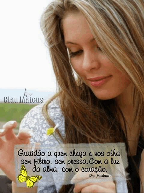 a picture of a woman with a quote from rita maidoma on it