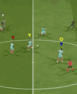 a soccer game is being played with the words how is that not a foul on the bottom