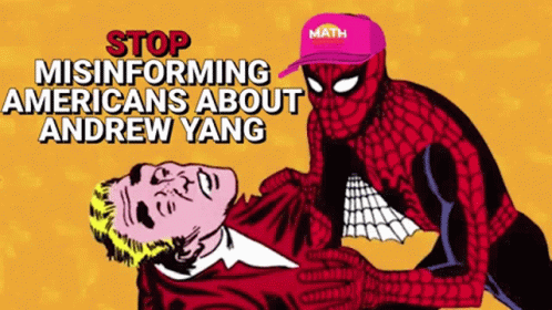 Stop Americans About Andrew Yang Spideman GIF - Stop Americans About Andrew Yang Spideman GIFs