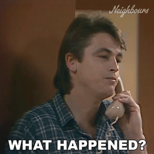 What Happened Shane Ramsay GIF - What Happened Shane Ramsay Neighbours GIFs