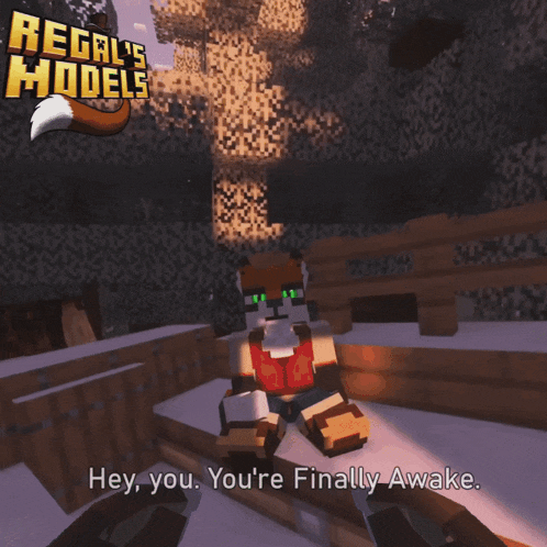 a screenshot of regal 's models with a fox talking