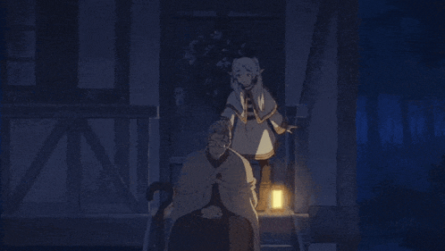 a man in a wheelchair is being pushed by a girl