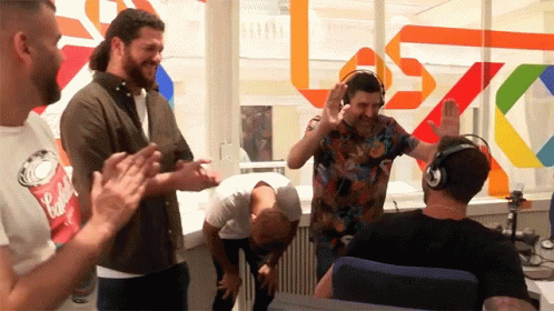 Clapping Double High Five GIF - Clapping Double High Five Yey GIFs