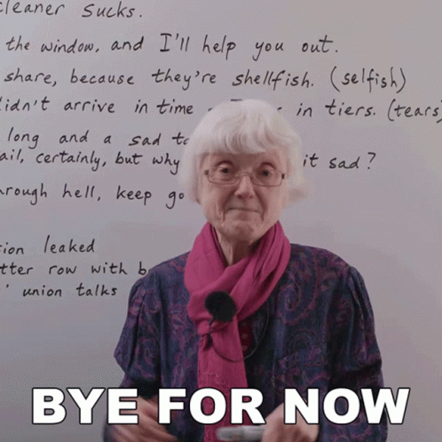 Bye For Now Gill GIF - Bye For Now Gill Engvid GIFs