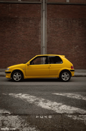 106 Peugeot GIF - 106 Peugeot Yellow GIFs