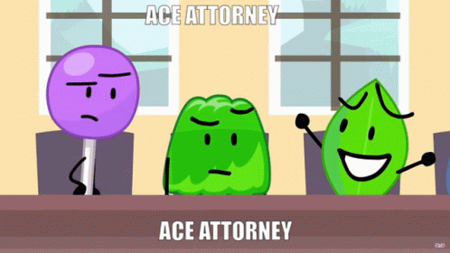 Ace Attorney Bfb GIF - Ace Attorney Bfb Gelatin Bfb GIFs