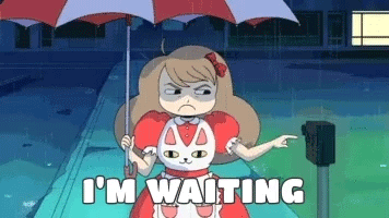 I'M Waiting Bee GIF - I'M Waiting Bee Bee And Puppycat GIFs