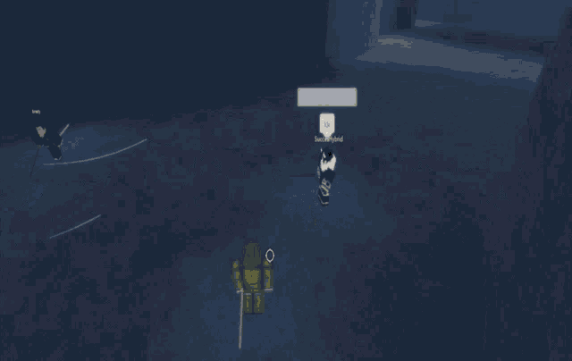 a screenshot of a video game shows a character being attacked by a sword