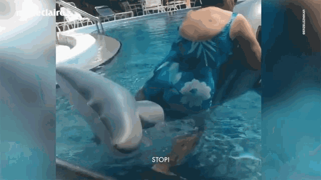 Flip Over Floaters GIF - Flip Over Floaters Pool GIFs