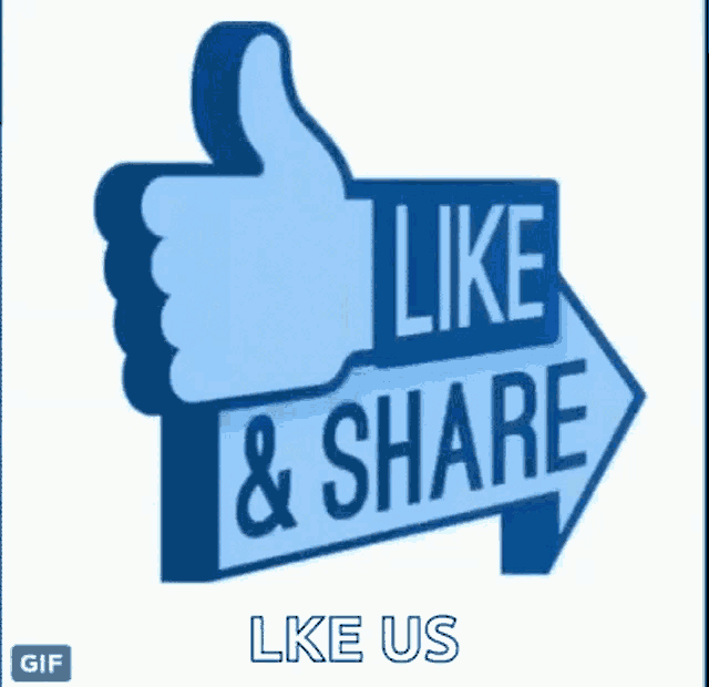 Like And Share Facebook GIF - Like And Share Facebook Fb GIFs
