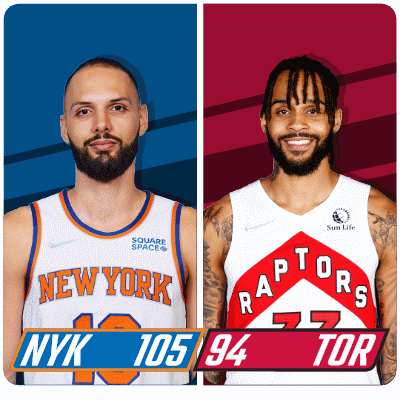 New York Knicks (105) Vs. Toronto Raptors (94) Post Game GIF - Nba Basketball Nba 2021 GIFs