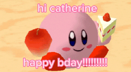 Kirby Happy Birthday GIF - Kirby Happy Birthday GIFs