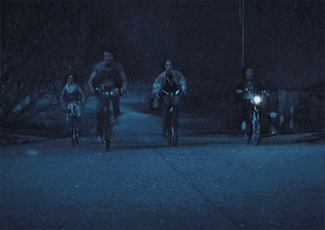 Stranger Things Season4 Bikes GIF - Stranger Things Season4 Bikes Teens GIFs