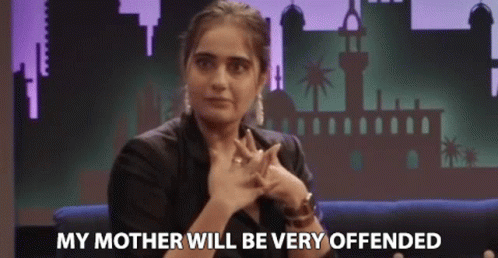 My Mother Will Be Very Offended Dj Aarti GIF - My Mother Will Be Very Offended Dj Aarti Son Of Abish GIFs