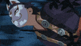 a person riding a horse with a sword in their hand