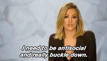 Antisocial GIF - Keeping Up With The Kardashians Buckledown Antisocial GIFs