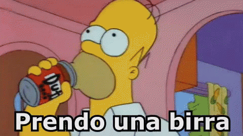 Homer Simpson Birra Bere Birretta Lattina GIF - Homer Simpson Beer Drink GIFs