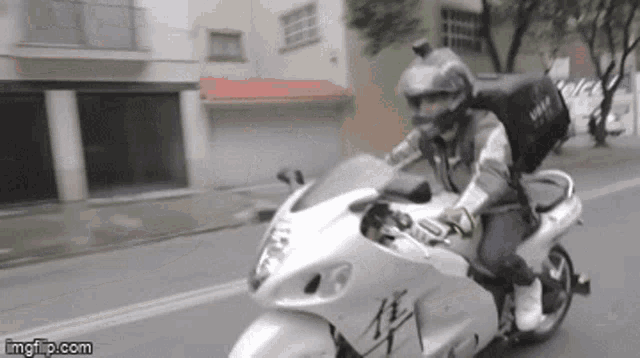 Delivery Moto Curier GIF