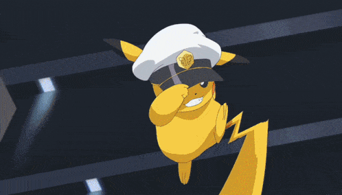 a bunch of pikachu are flying around in the air