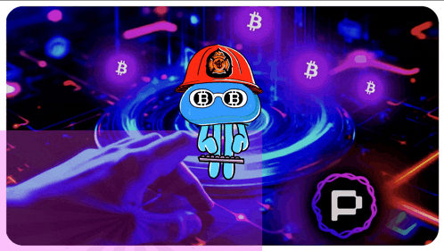 a cartoon character wearing a hard hat with the letter b on his face