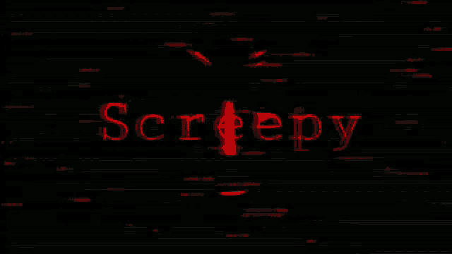 a black background with a red line in the middle